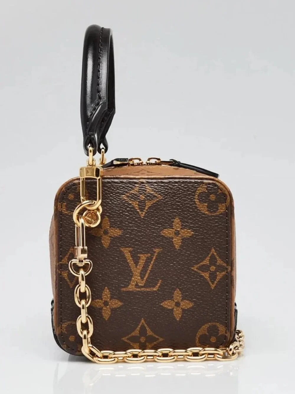 Louis Vuitton Reverse Monogram Coated Canvas/Leather Square Bag